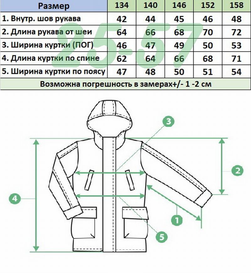 Куртка 2533 коричневый