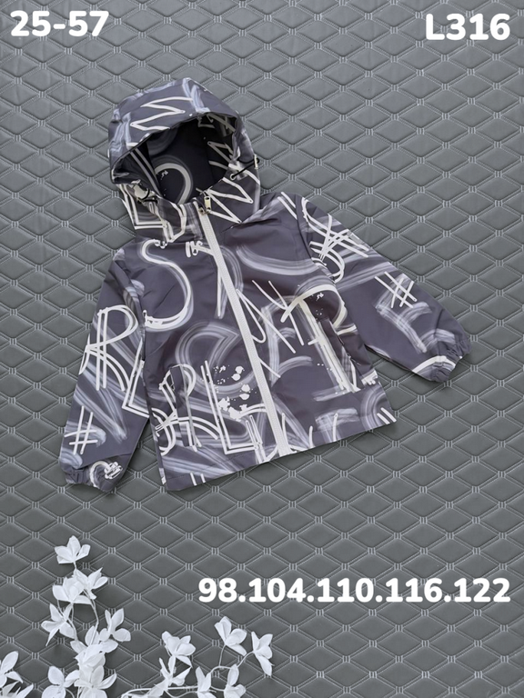 Ветровка L316 серый
