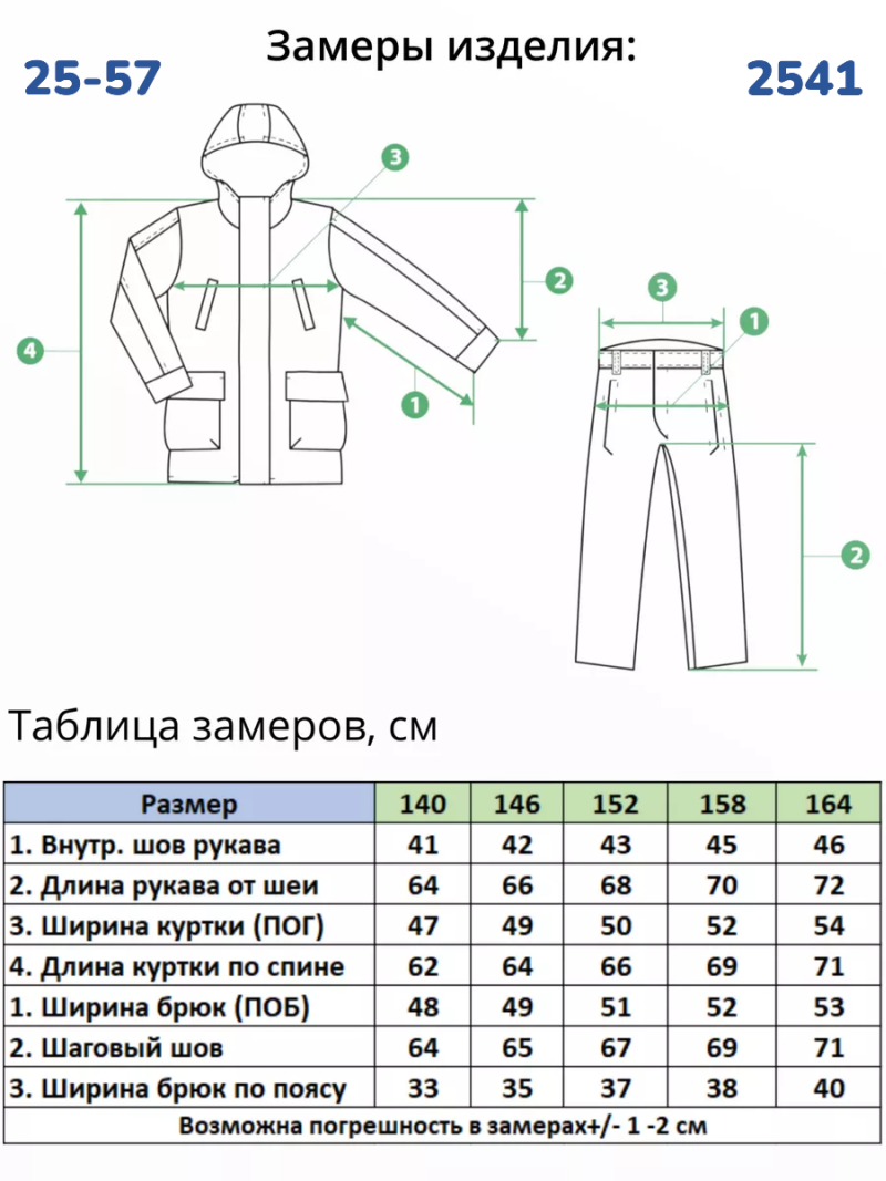 Костюм 2541 серый
