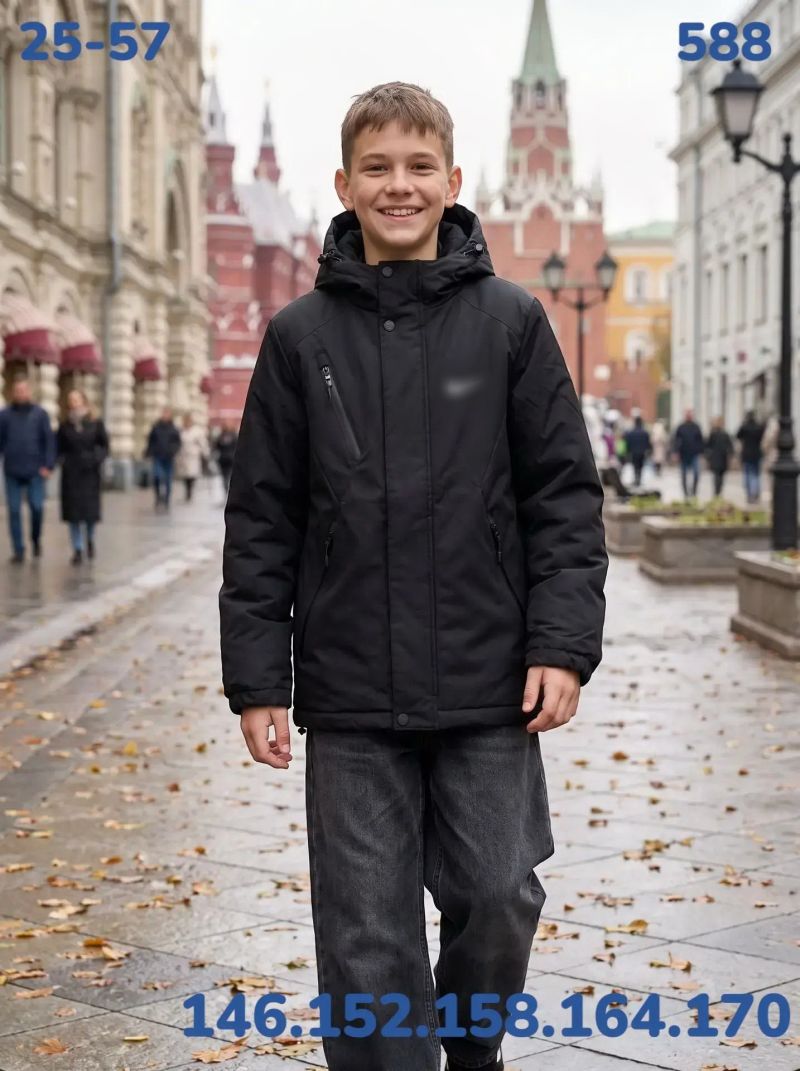 Куртка 588 чёрный